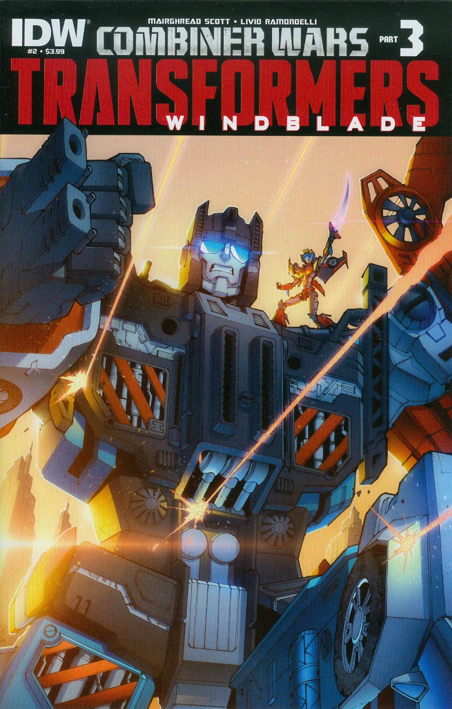 Transformers Windblade Combiner Wars #2 Cover A Regular Casey W Coller Cover (Combiner Wars Part 3)