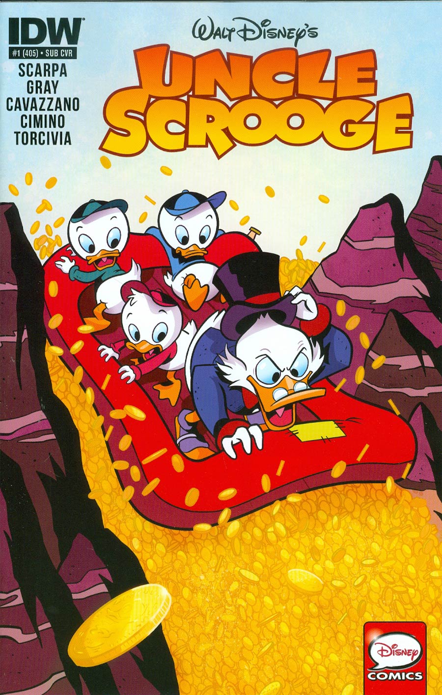 Uncle Scrooge Vol 2 #1 Cover B Variant Derek Charm Subscription Cover