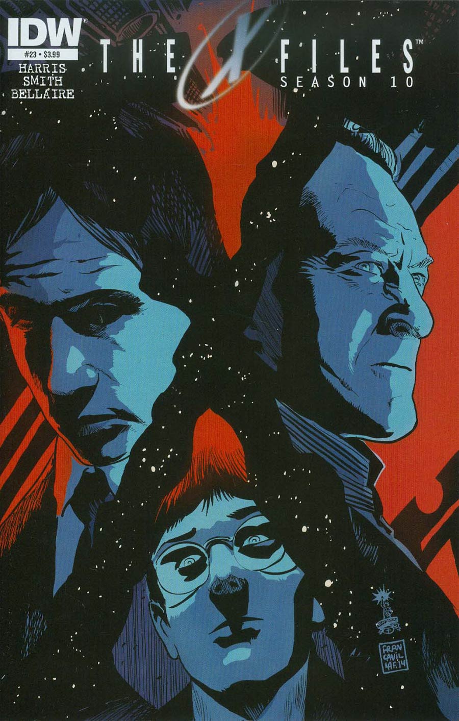 X-Files Season 10 #23 Cover A Regular Francesco Francavilla Cover