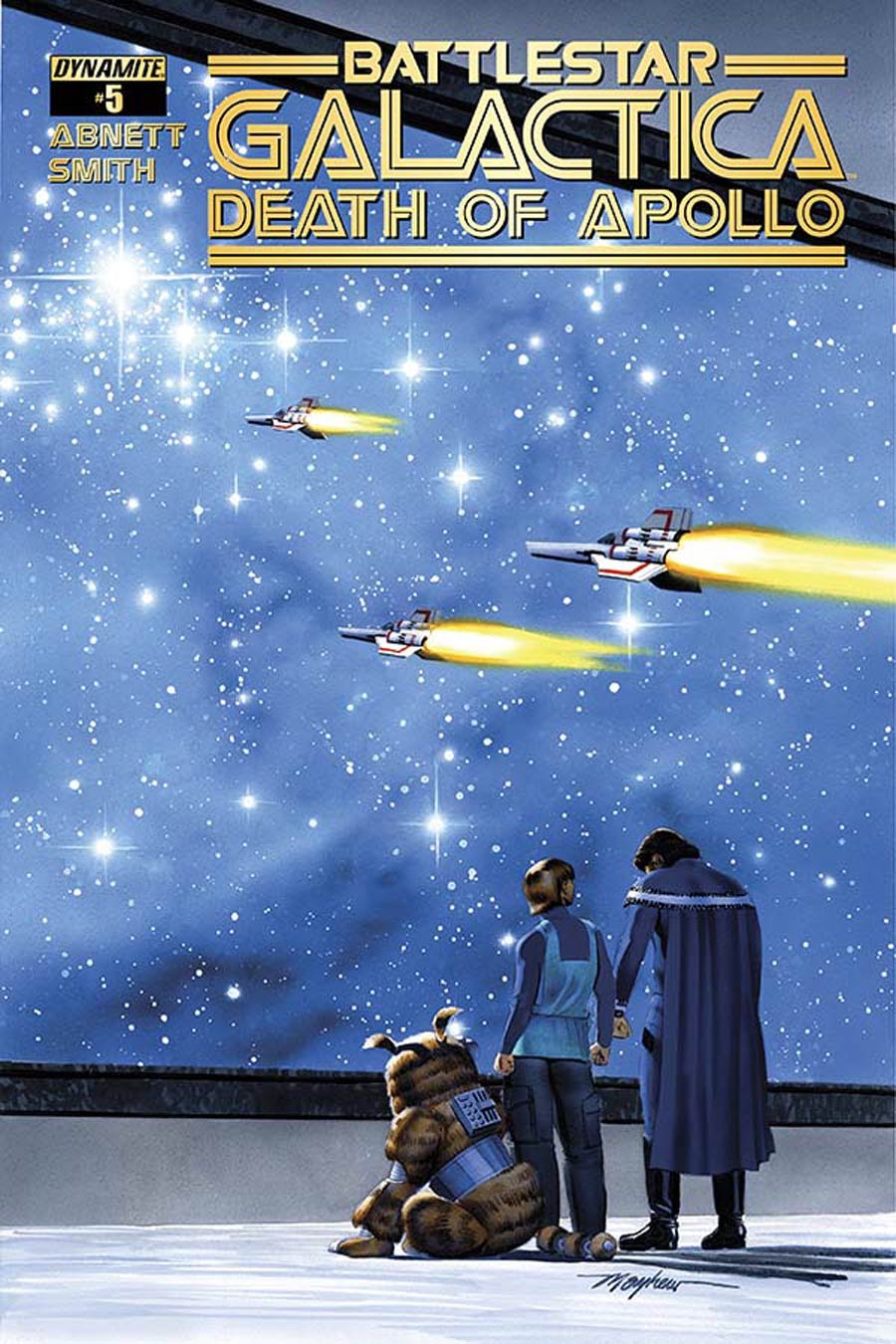 Battlestar Galactica Death Of Apollo #5 Cover A Regular Mike Mayhew Cover