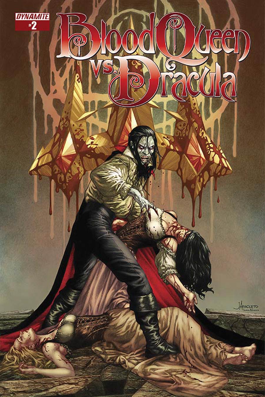 Blood Queen vs Dracula #2 Cover A Regular Jay Anacleto Cover