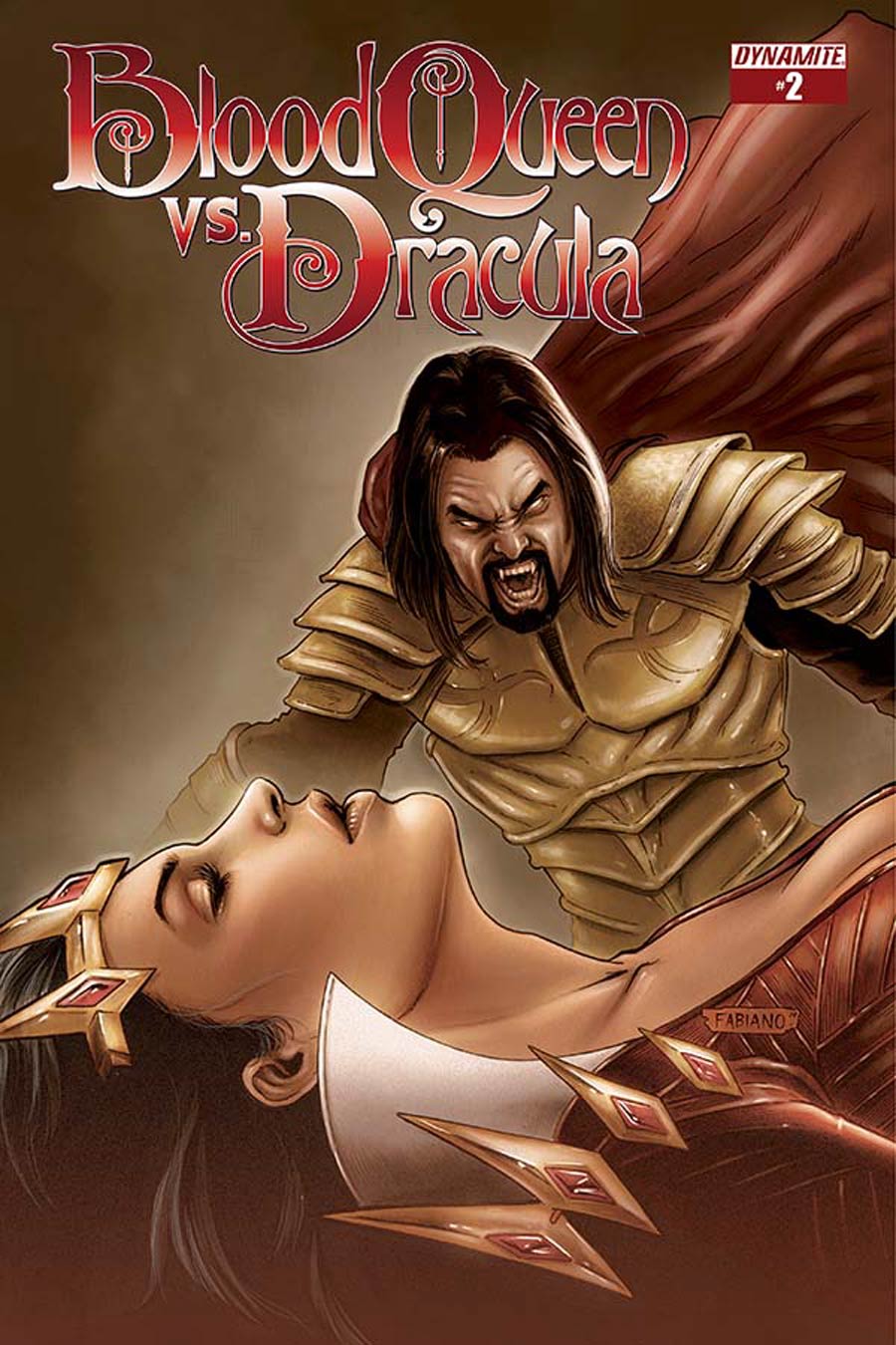 Blood Queen vs Dracula #2 Cover B Variant Fabiano Neves Subscription Cover
