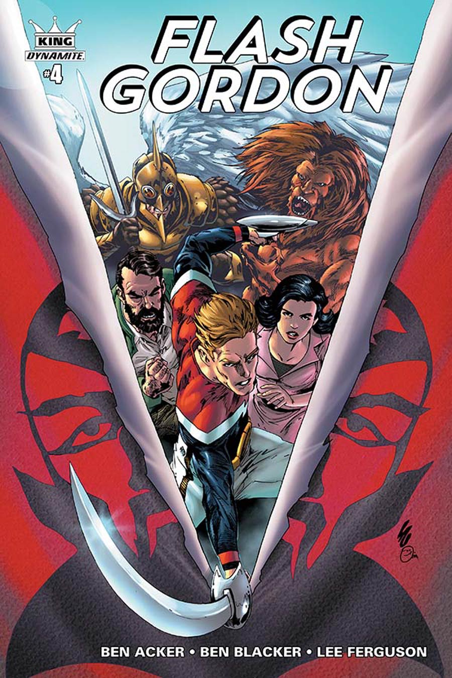 King Flash Gordon #4 Cover A Regular Jonathan Lau Cover