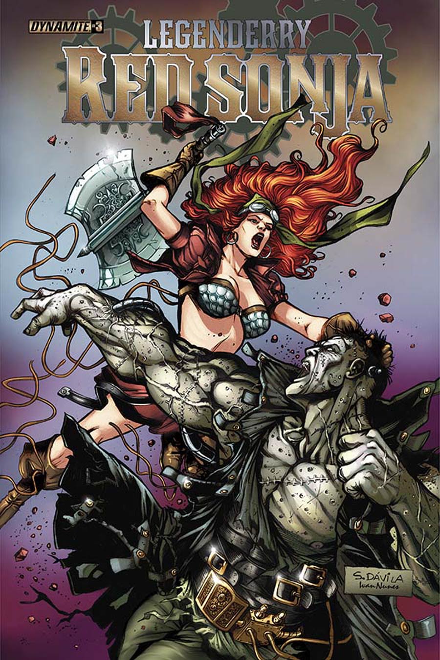 Legenderry Red Sonja #3 Cover A Regular Sergio Fernandez Davila Cover