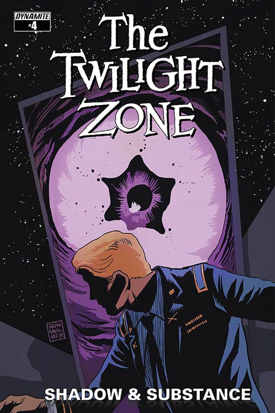 Twilight Zone Shadow & Substance #4 Cover B Variant Francesco Francavilla Cover