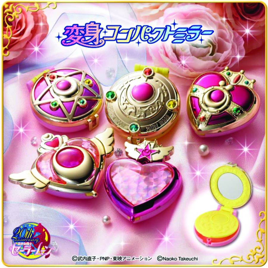 Sailor Moon Transforming Compact Set