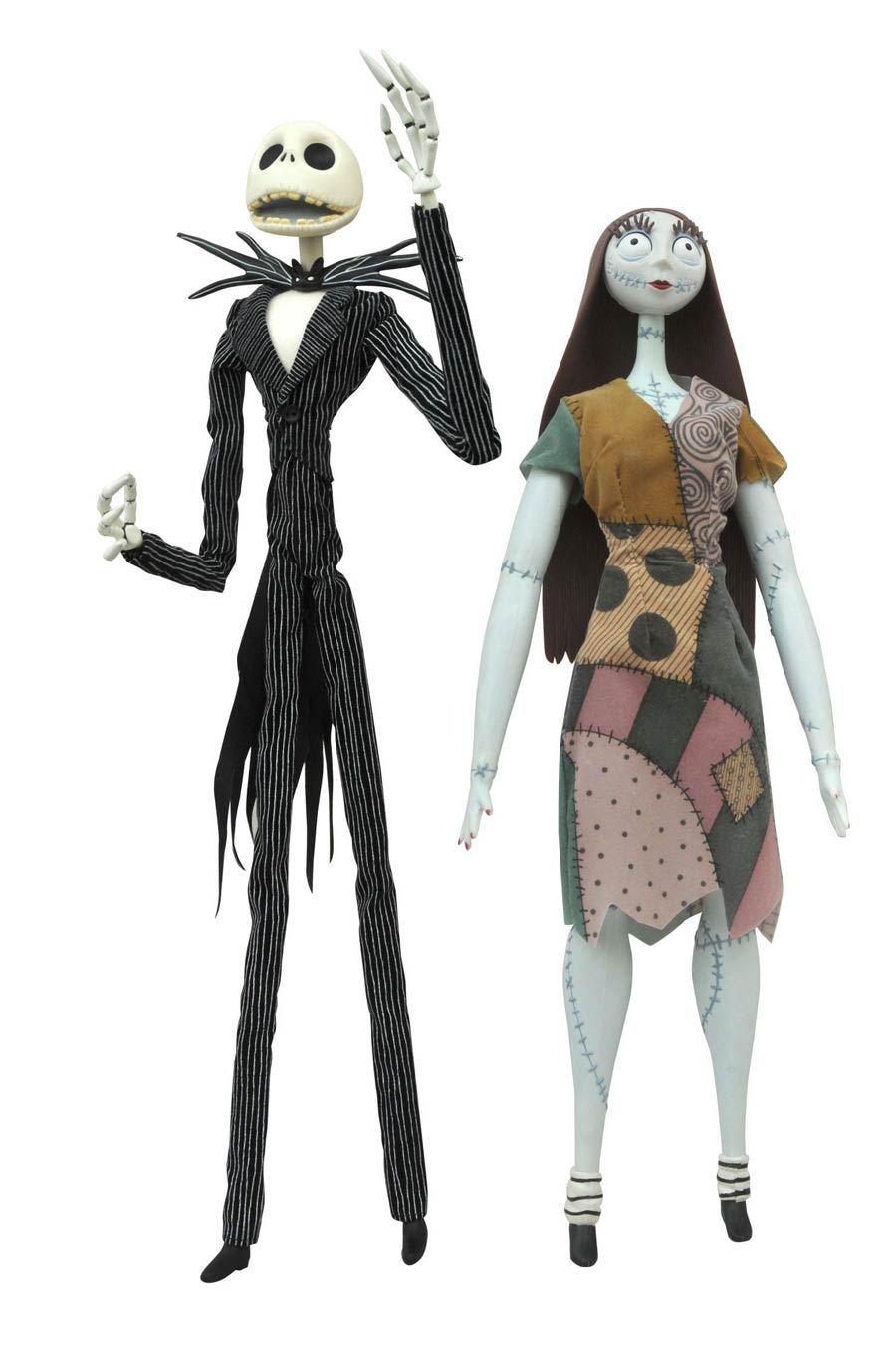 Nightmare Before Christmas Jack & Sally Coffin Doll Set