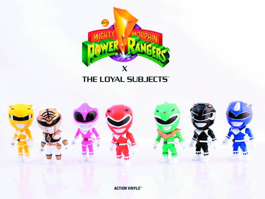 Loyal Subjects x Mighty Morphin Power Rangers Action Vinyl Blind Mystery Box Wave 1 16-Piece Display