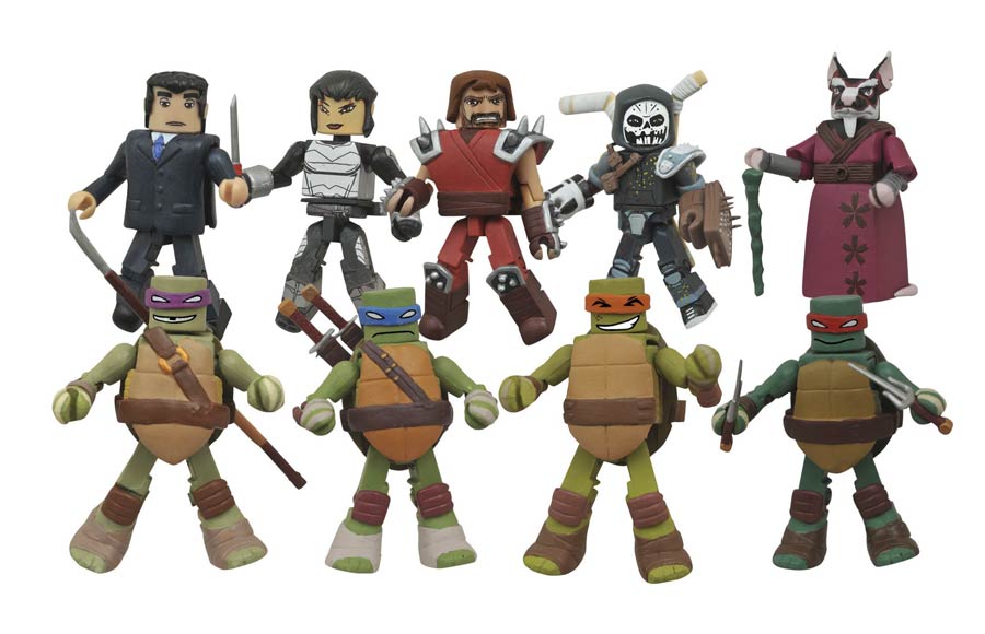 Teenage Mutant Ninja Turtles Minimates Series 2 Foil Blind Mystery Box Counter Display