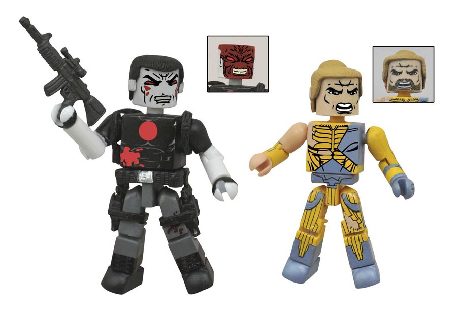 Valiant Minimates Battle Damaged X-O Manowar & Bloodshot 2-Pack