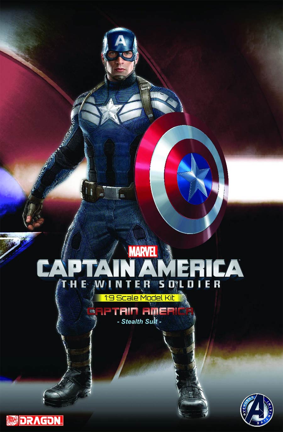 Captain America The Winter Soldier Captain America 1/9 Scale Model Kit