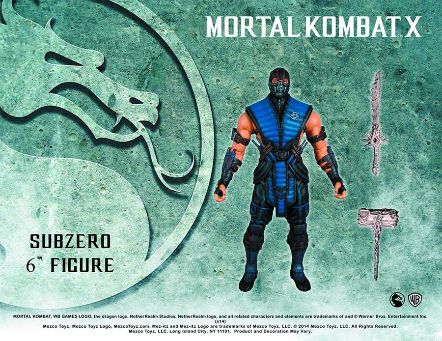 Mortal Kombat X 6-Inch Action Figure Series 1 - Sub-Zero