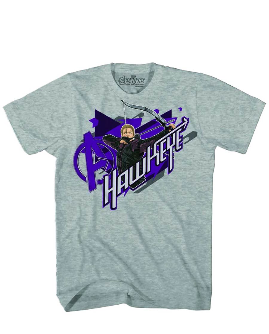 Avengers Age Of Ultron Hawkinator Previews Exclusive Heather T-Shirt Large