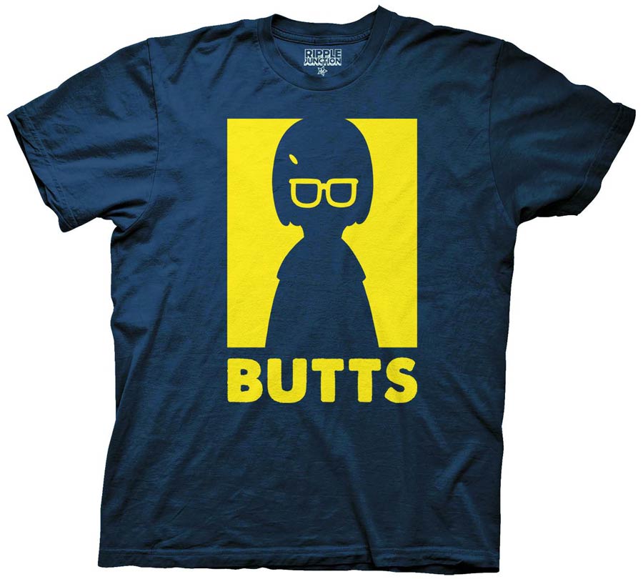 Bobs Burgers Butts T-Shirt Large