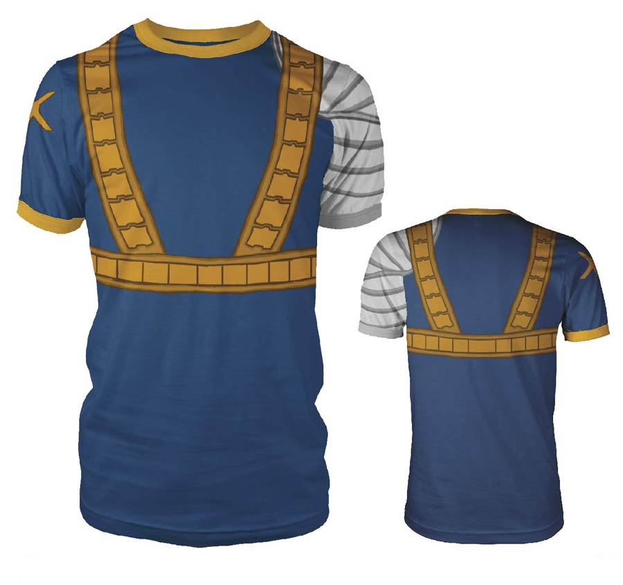 Cable All Over X-Men Uniform T-Shirt Large
