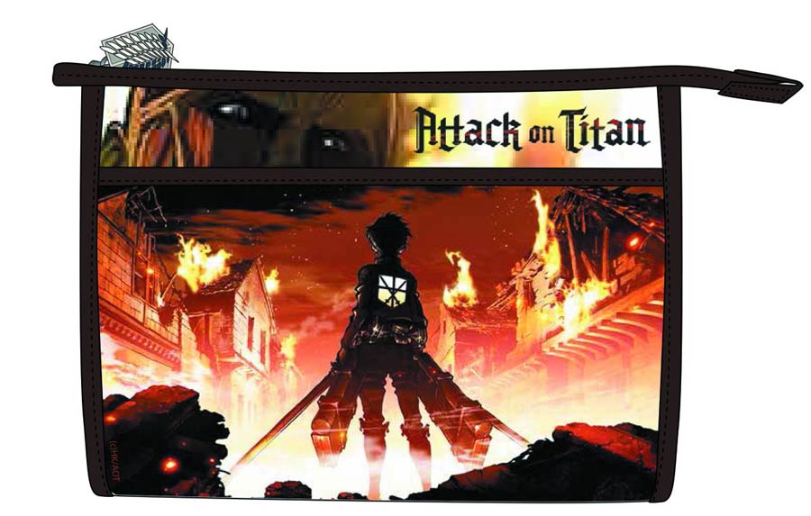 Attack On Titan Cosmetic Bag - Key Art