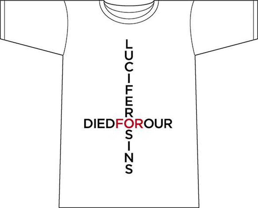 Wicked + The Divine Lucifer White Womens T-Shirt Large