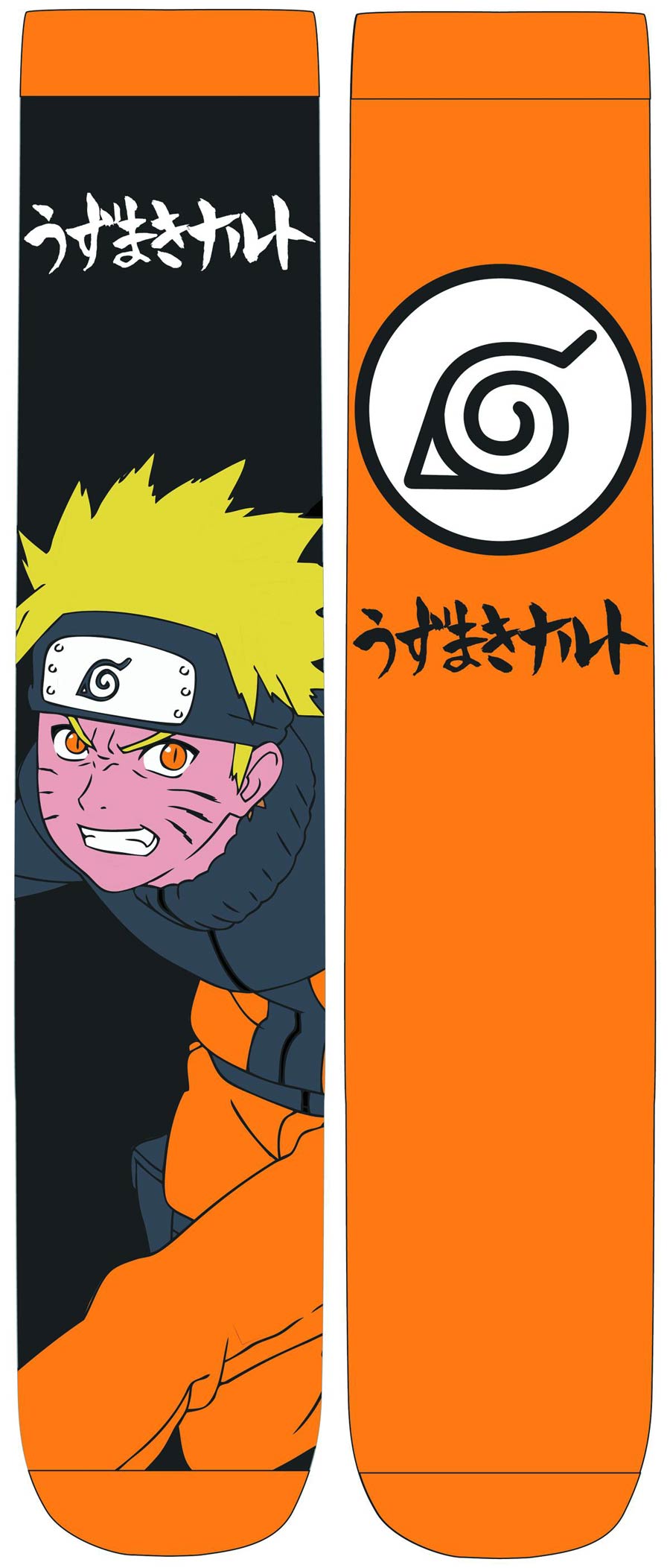 Naruto Naruto & Leaf Village Symbol Crew Socks 2-Pack
