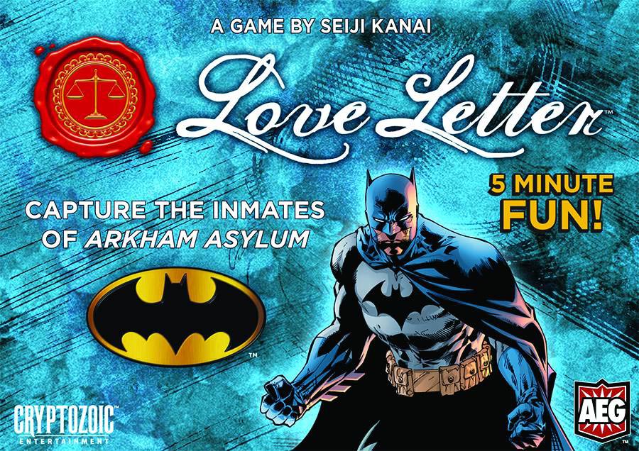 Love Letter Batman Edition Card Game Clamshell Edition