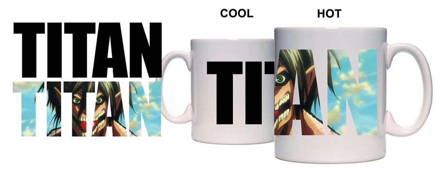 Attack On Titan Heat Change Mug - Eren / Titan