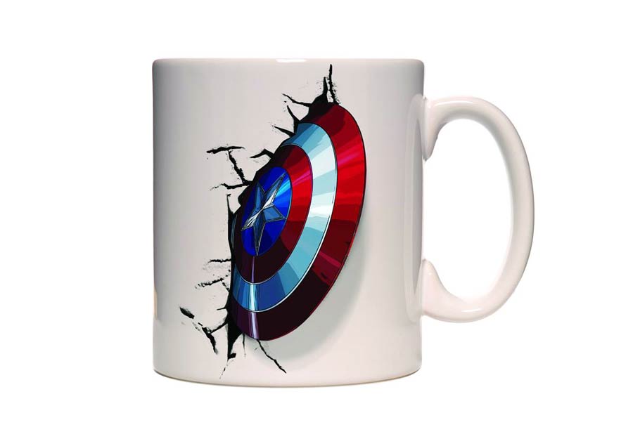 Avengers Age Of Ultron Captain America Shield Smash Coffee Mug