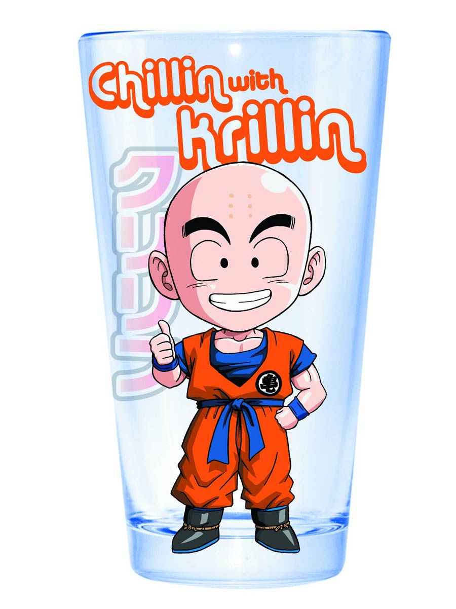 Dragon Ball Z Pint Glass - Krillin