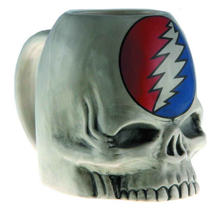 Grateful Dead Skull Molded Head Character Mug