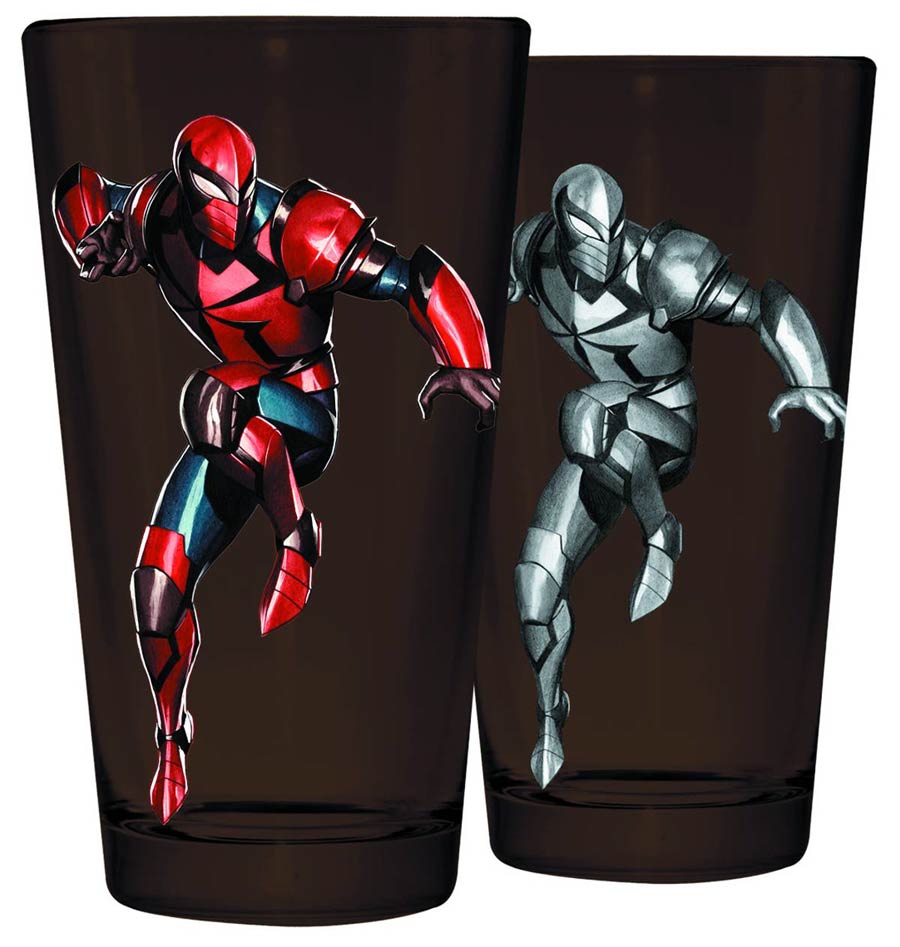 Spider-Verse Pint Glass - Spider-Knight