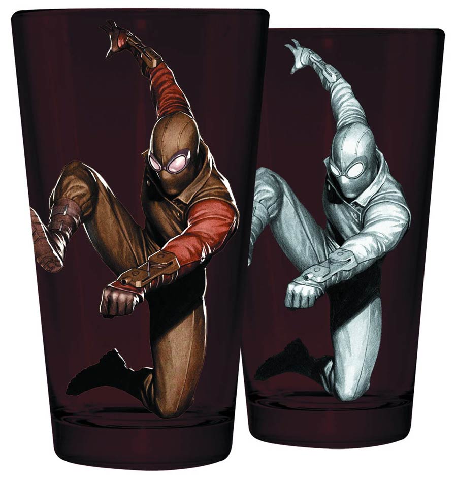 Spider-Verse Pint Glass - Spider-Man Noir