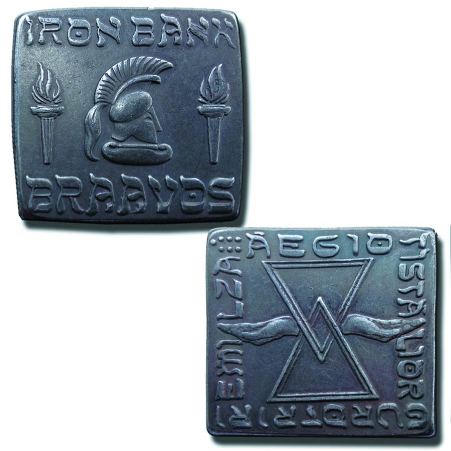Game Of Thrones Square Iron Coin Of Braavos