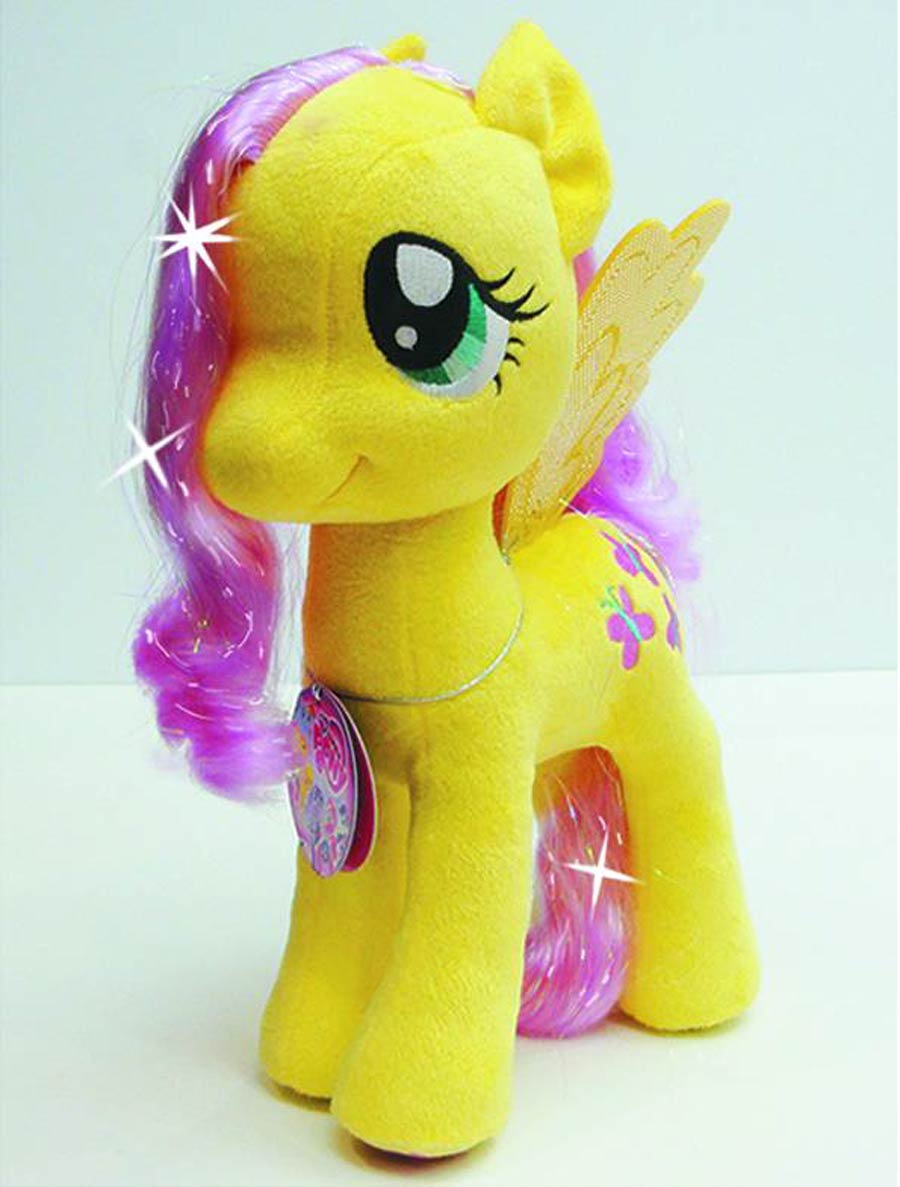 Aurora My Little Pony Sparkle Hair 13-Inch Plush - Fluttershy