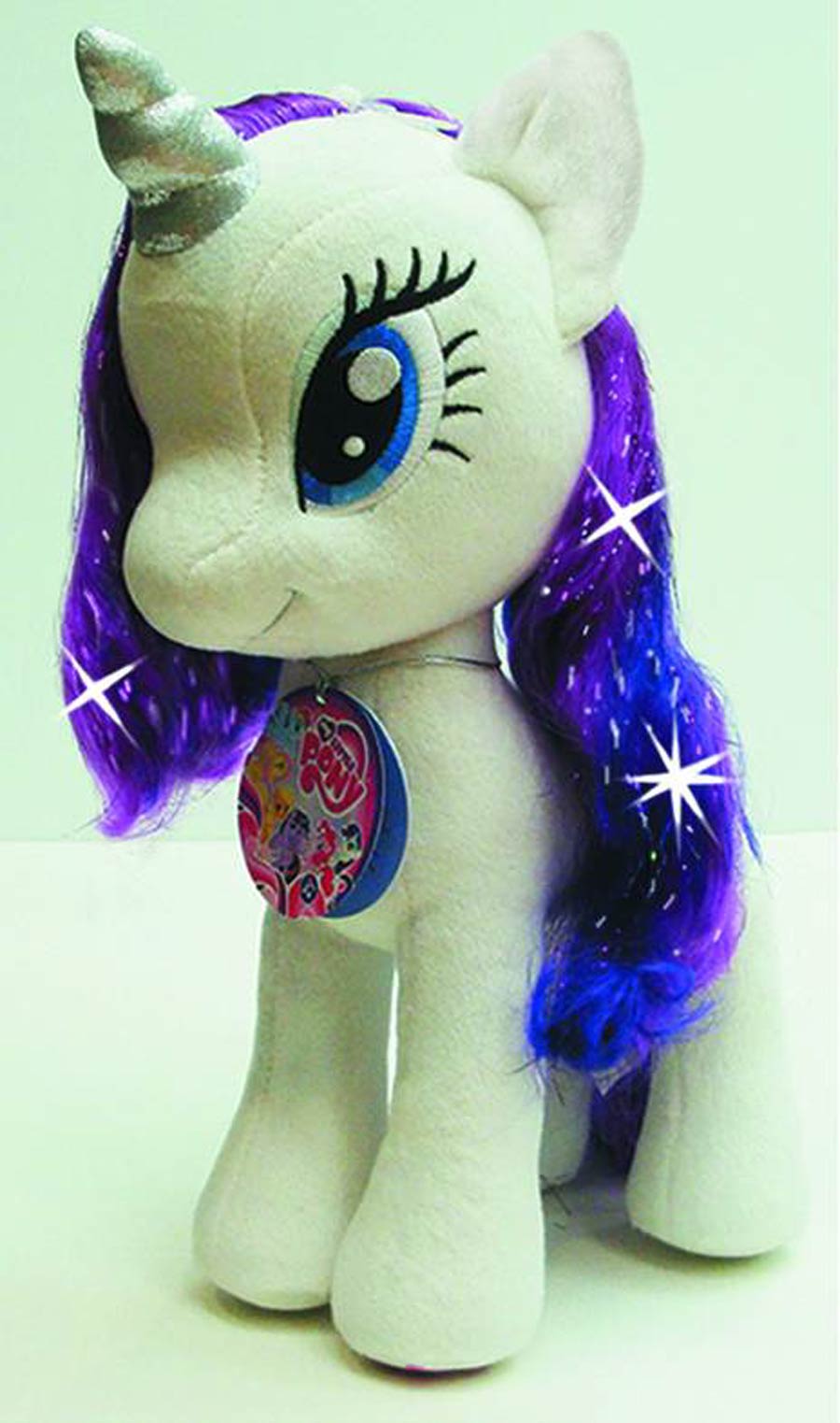 Aurora My Little Pony Sparkle Hair 13-Inch Plush - Rarity