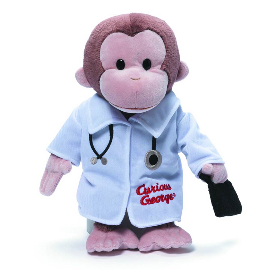 Curious George Doctor 13-Inch Plush