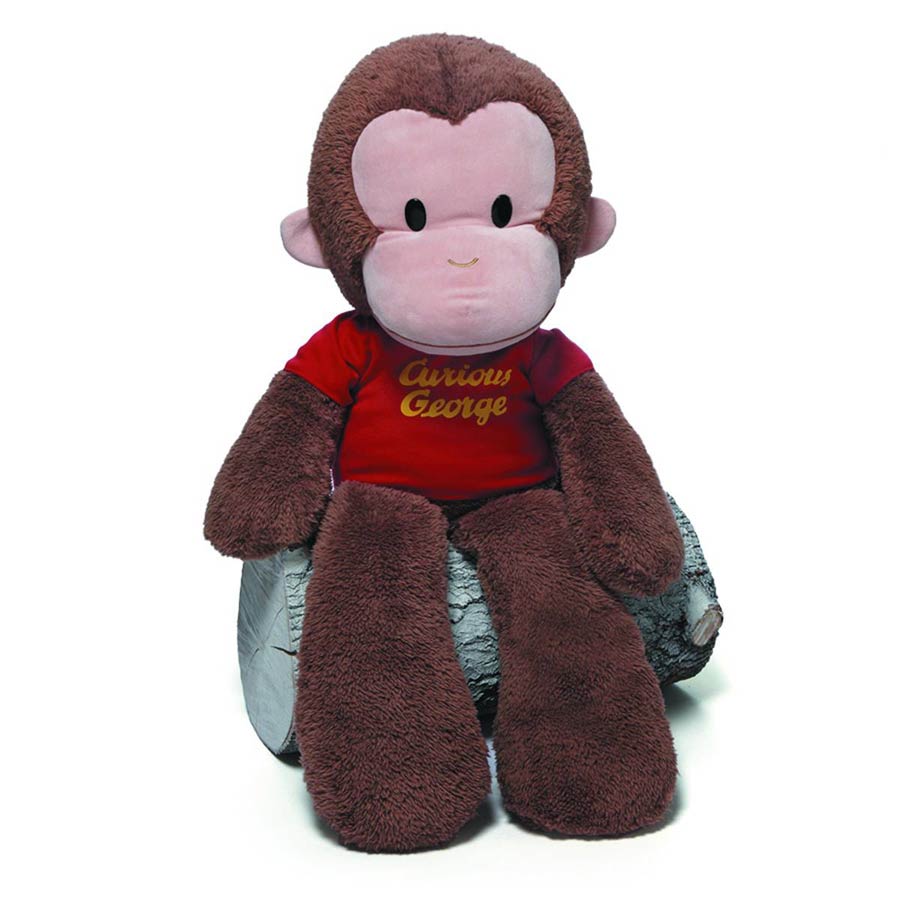 large stuffed curious george