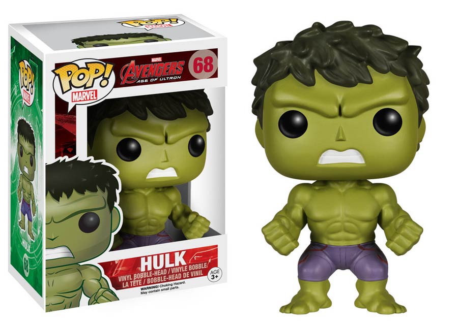 POP Marvel 68 Avengers Age Of Ultron Hulk Bobble Head