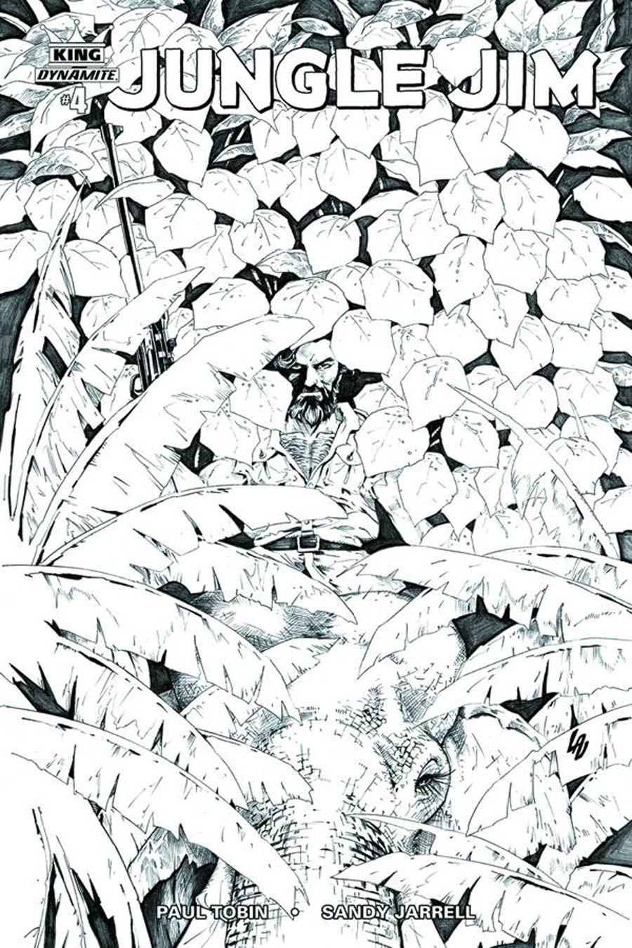 King Jungle Jim #4 Cover B Incentive Jonathan Lau Black & White Cover