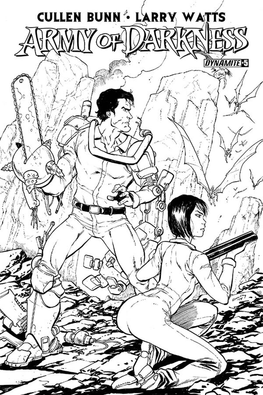 Army Of Darkness Vol 4 #5 Cover E Incentive Tim Seeley Black & White Cover
