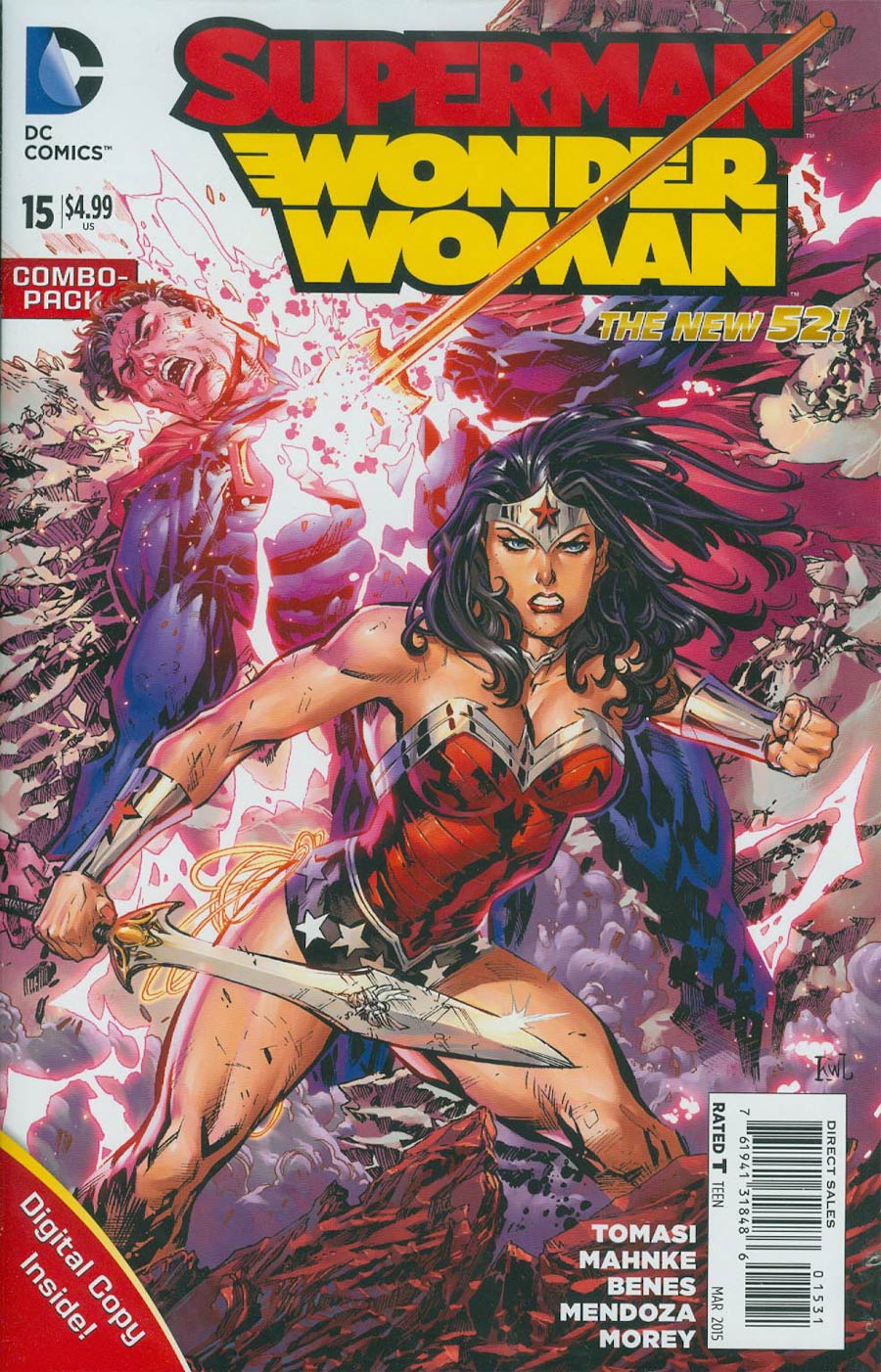 Superman Wonder Woman #15 Cover D Combo Pack Without Polybag