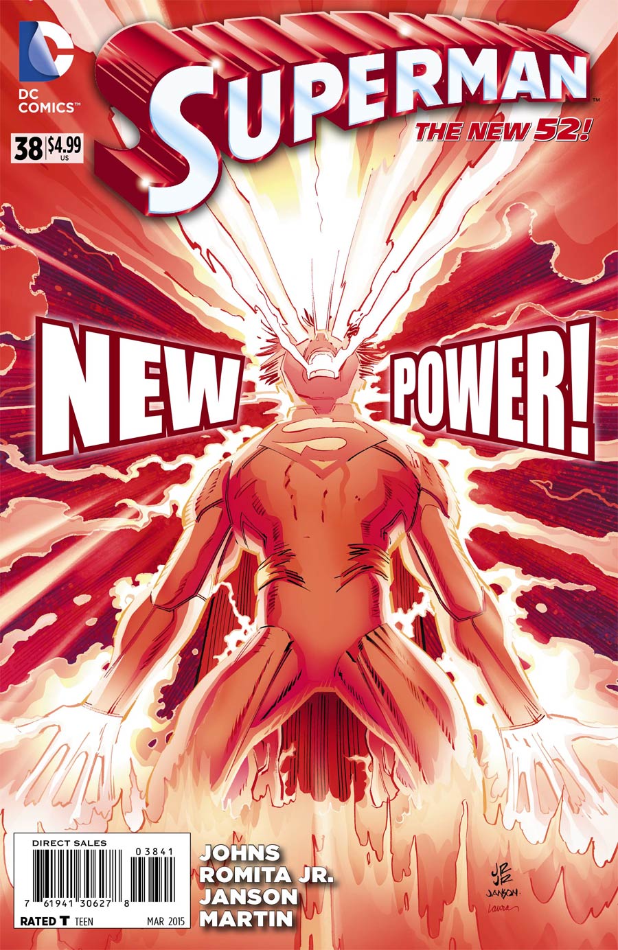 Superman Vol 4 #38 Cover F Incentive John Romita Jr Variant Cover