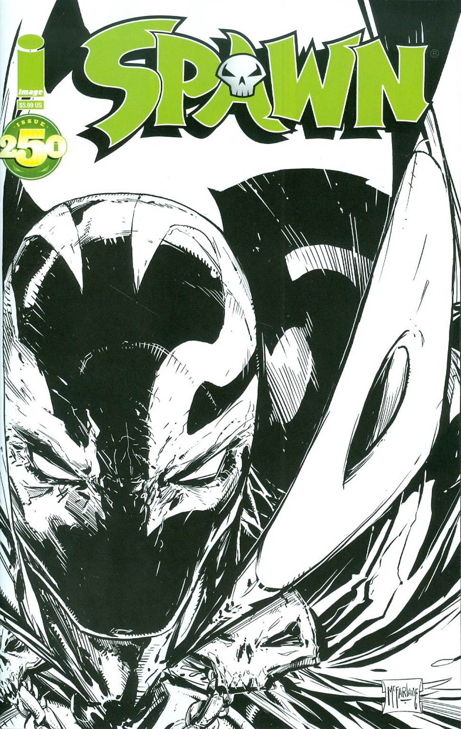 Spawn #250 Cover I Incentive Todd McFarlane Sketch Cover