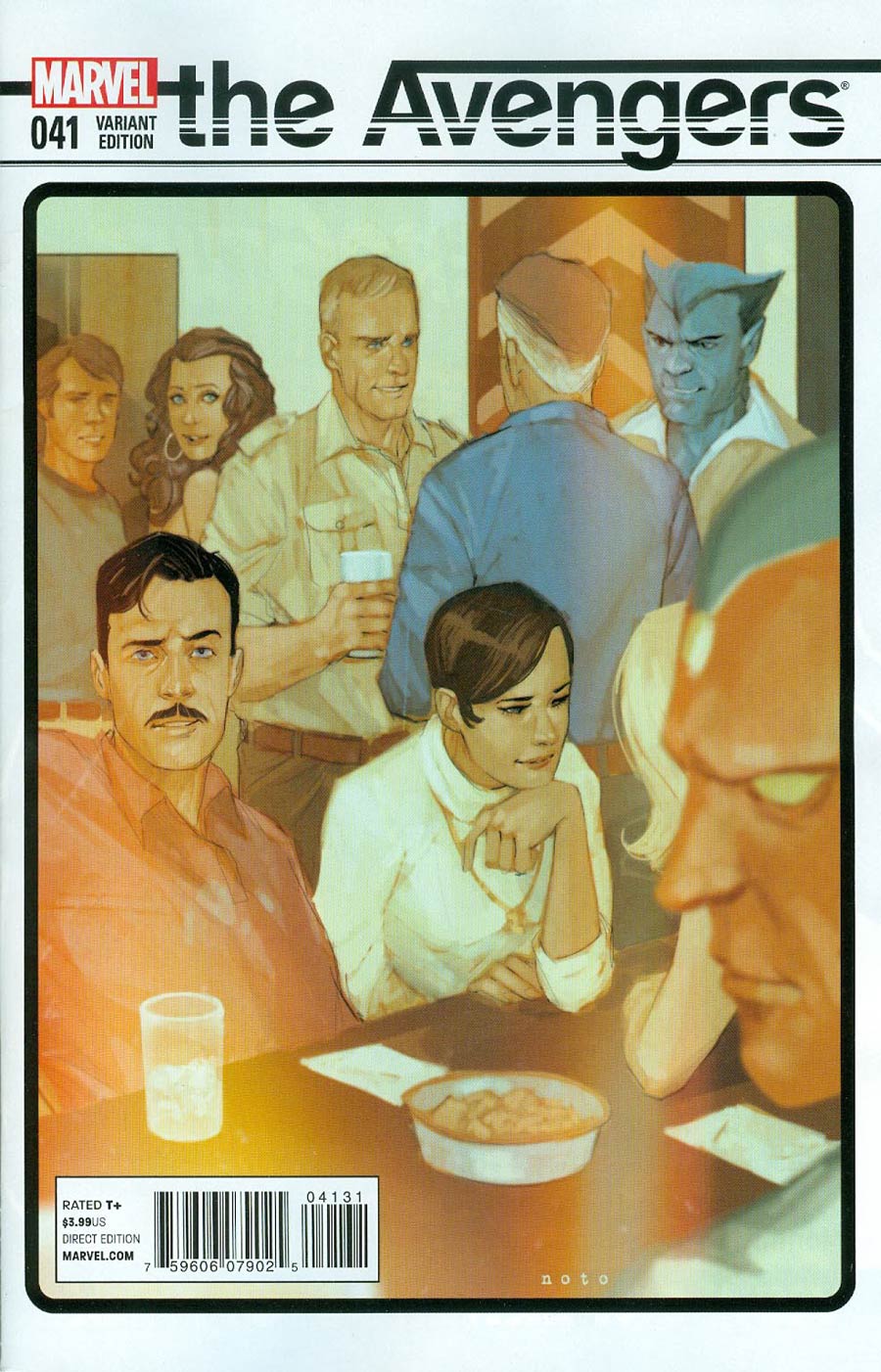 Avengers Vol 5 #41 Cover B Variant Phil Noto Cover (Time Runs Out Tie-In)