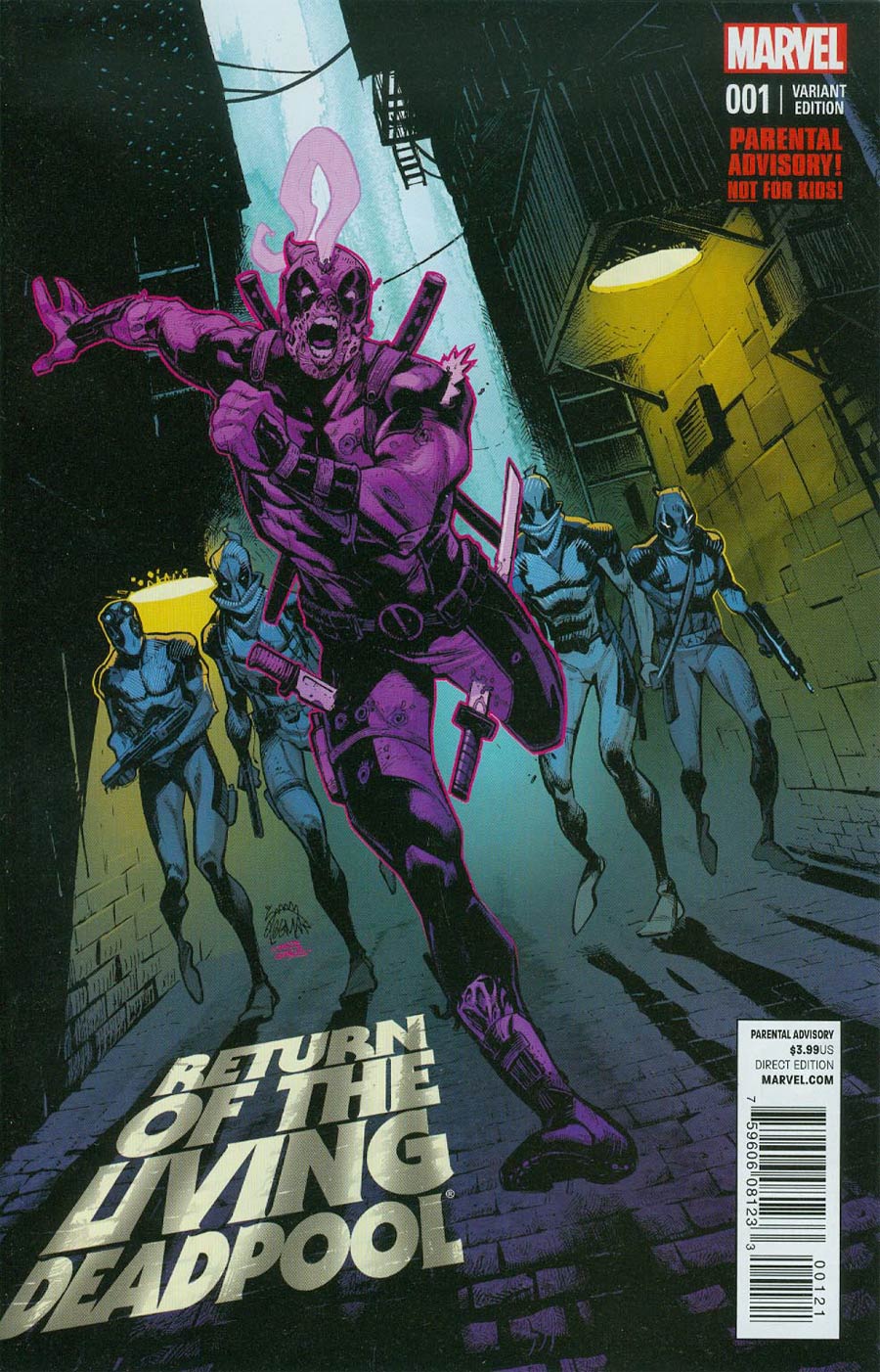 Return Of The Living Deadpool #1 Cover B Incentive Ryan Stegman Variant Cover