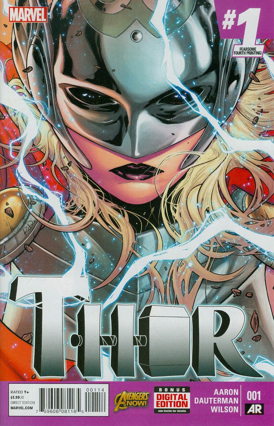 Thor Vol 4 #1 Cover O 4th Ptg Russell Dauterman Variant Cover