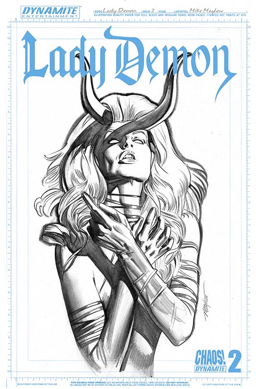 Lady Demon Vol 2 #2 Cover F Incentive Mike Mayhew Art Board Variant Cover