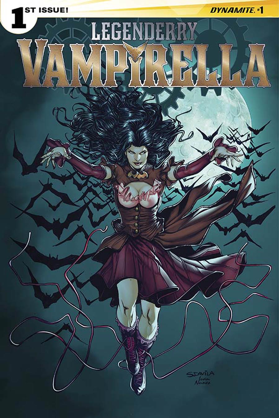Legenderry Vampirella #1 Cover C Incentive Sergio Davila Color Variant Cover