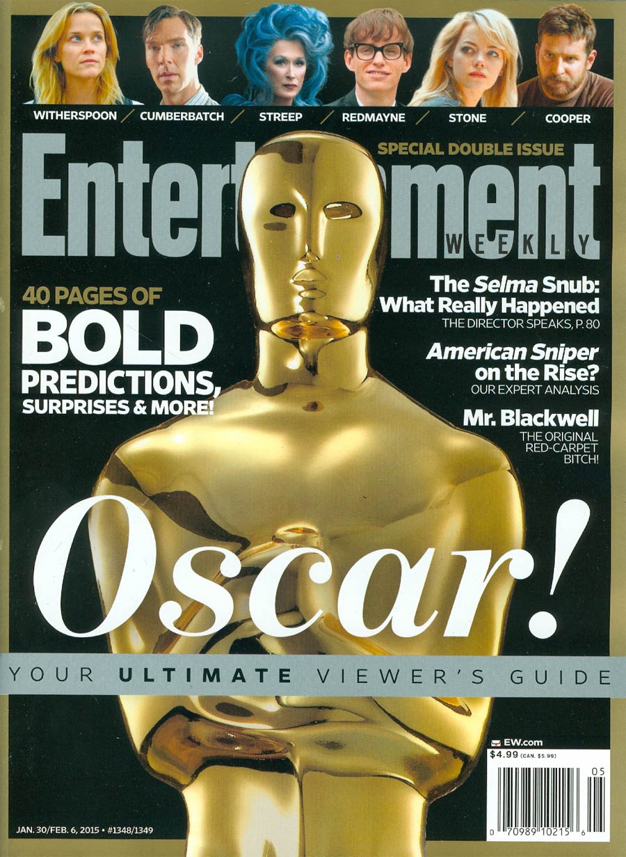 Entertainment Weekly #1348 / #1349 Oscar Special Jan 30 / Feb 6 2015