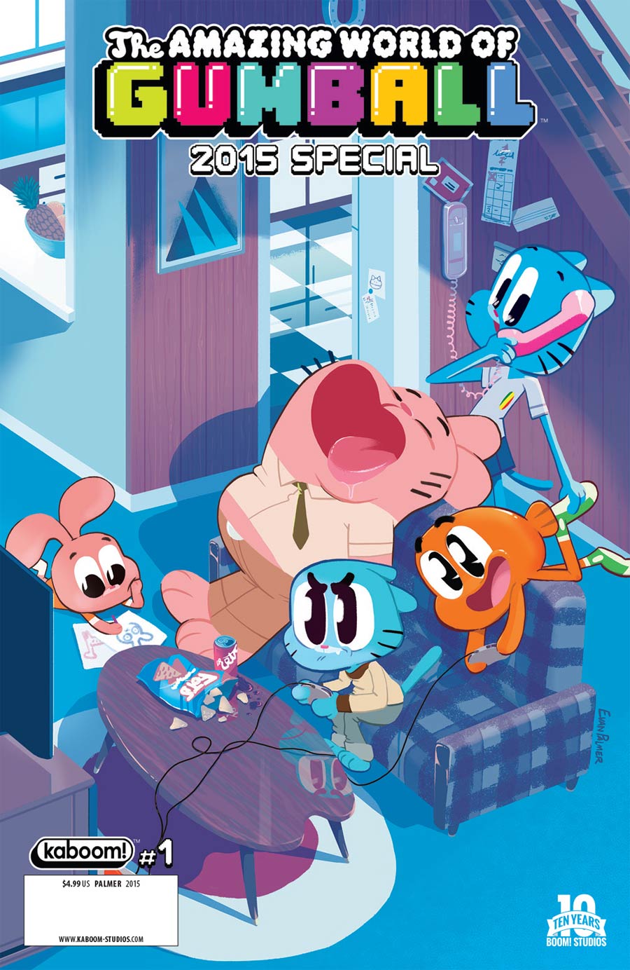 Amazing World Of Gumball Special 2015 #1 Cover A Regular Evan Palmer Cover
