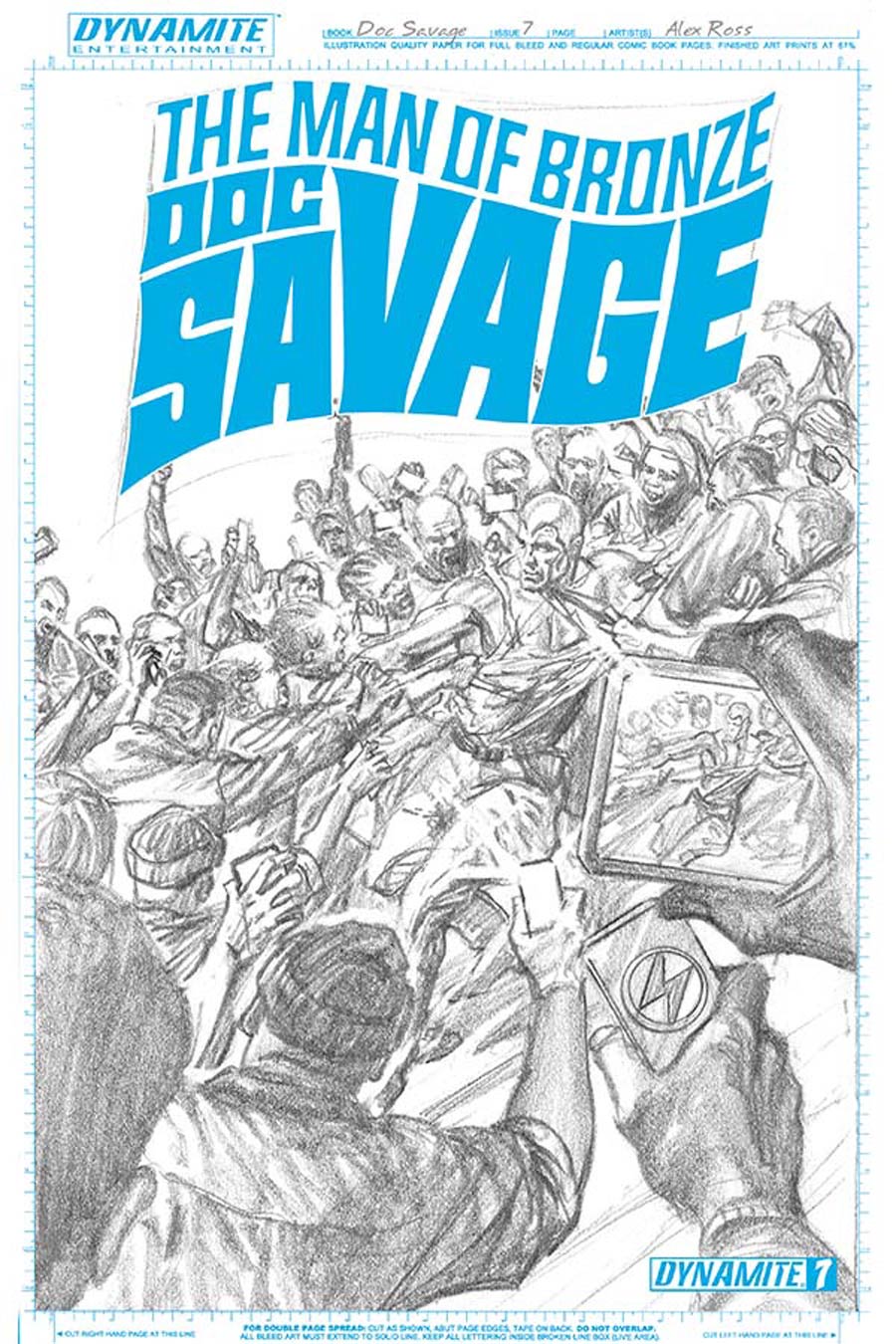 Doc Savage Vol 5 #7 Cover E High-End Alex Ross Art Board Variant Cover (ONLY 25 COPIES IN EXISTENCE!)