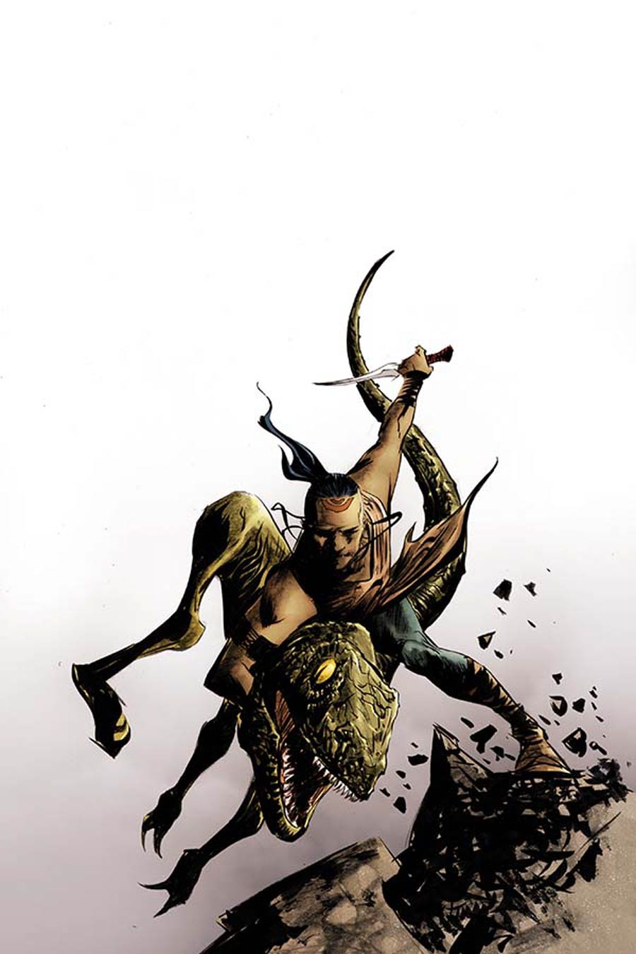 Turok Dinosaur Hunter Vol 2 #4 Cover J High-End Jae Lee Virgin Art Ultra-Limited Variant Cover (ONLY 25 COPIES IN EXISTENCE!)