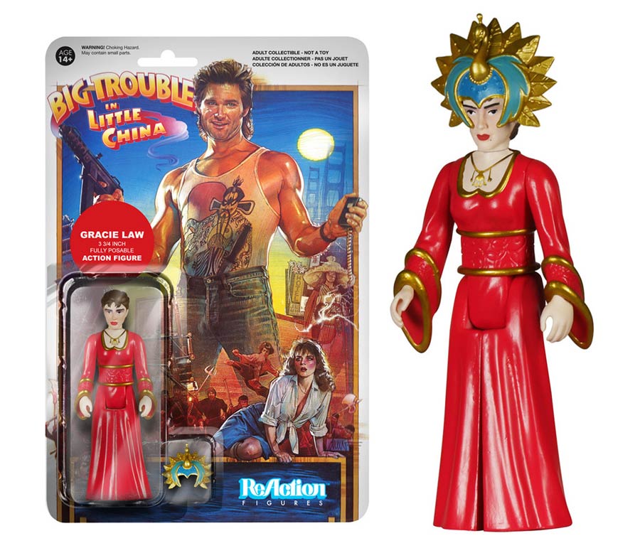 ReAction Big Trouble In Little China Gracie Law 4-Inch Action Figure